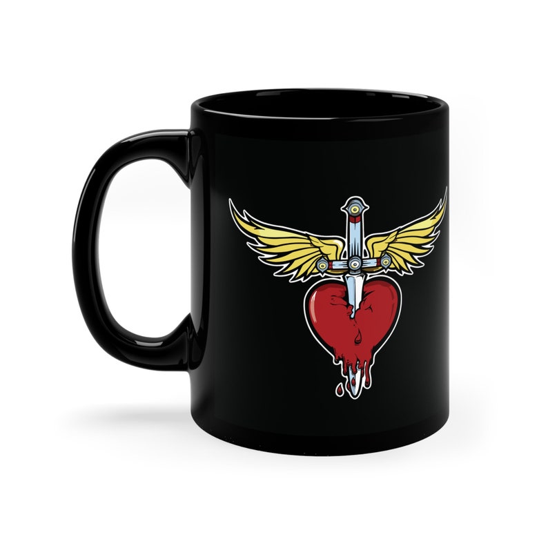 Bon Jovi Rock Icon Mug - High-Contrast Image of Jon Bon Jovi - Perfect Gift for Bon Jovi Fans | 11oz Black Mug