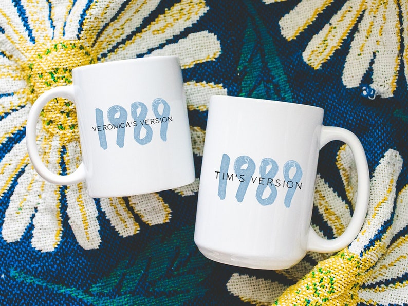 1989 Custom Coffee Mug | Tea Mug | 15oz & 11oz Options | Swiftie Gift | Taylor's Version | Ceramic | Personalized