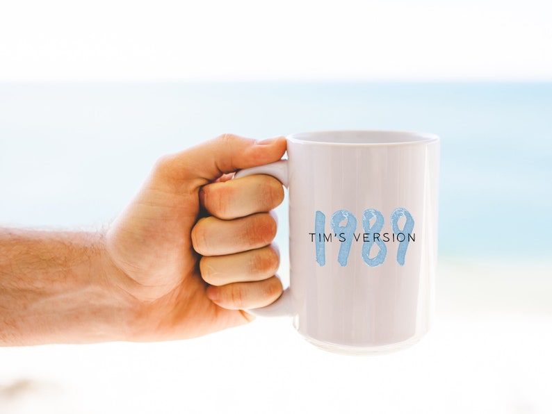 1989 Custom Coffee Mug | Tea Mug | 15oz & 11oz Options | Swiftie Gift | Taylor's Version | Ceramic | Personalized