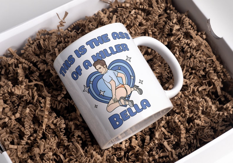 This Is The Ass Of A Killer Bella Mug | Funny Large Mug Robert Pattinson | Twilight Meme Coffee Mug