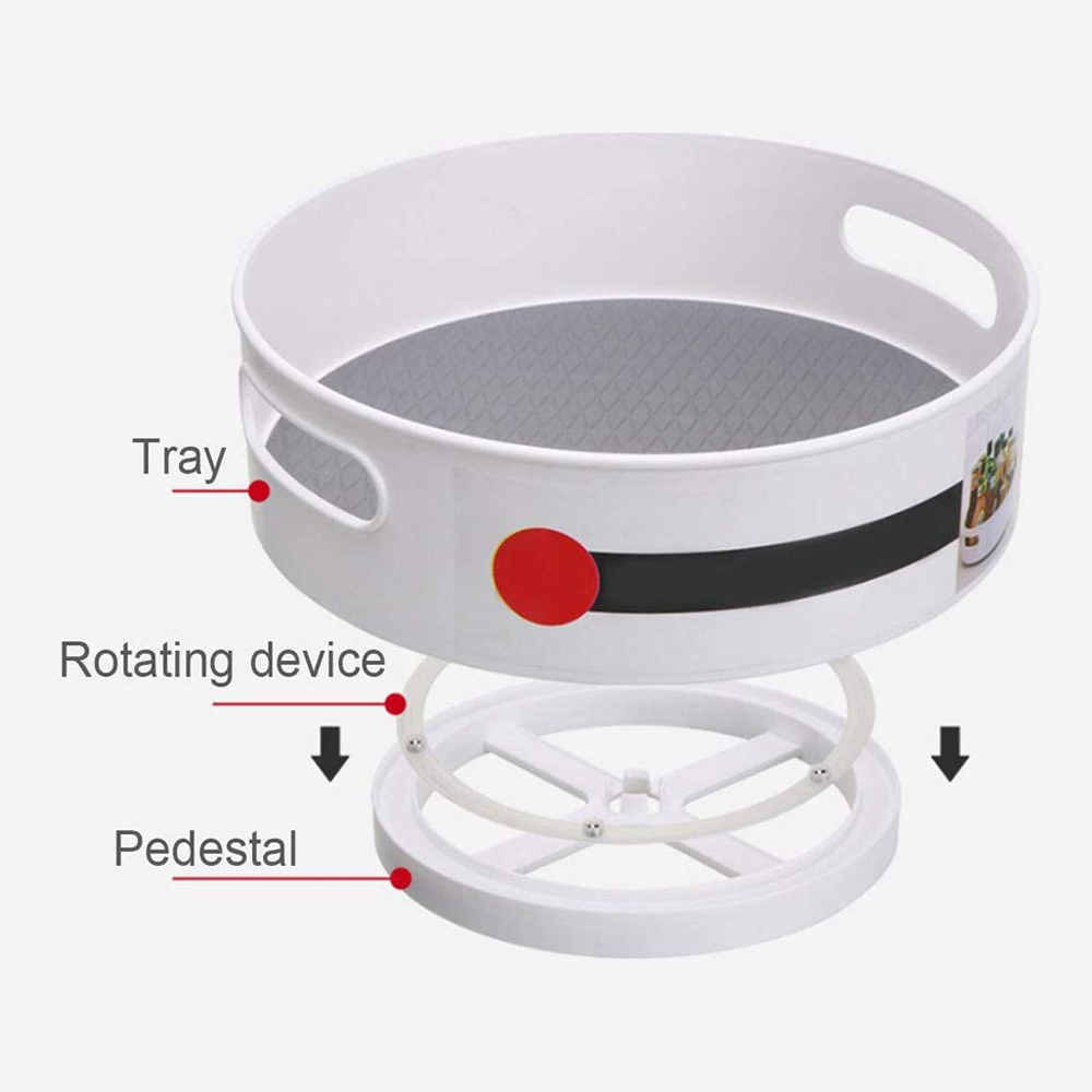 Anti-Skid 360¡ã Rotating Storage Tray